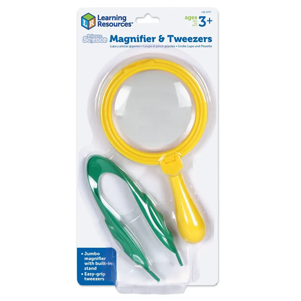 Big Magnifier & Tweezers
