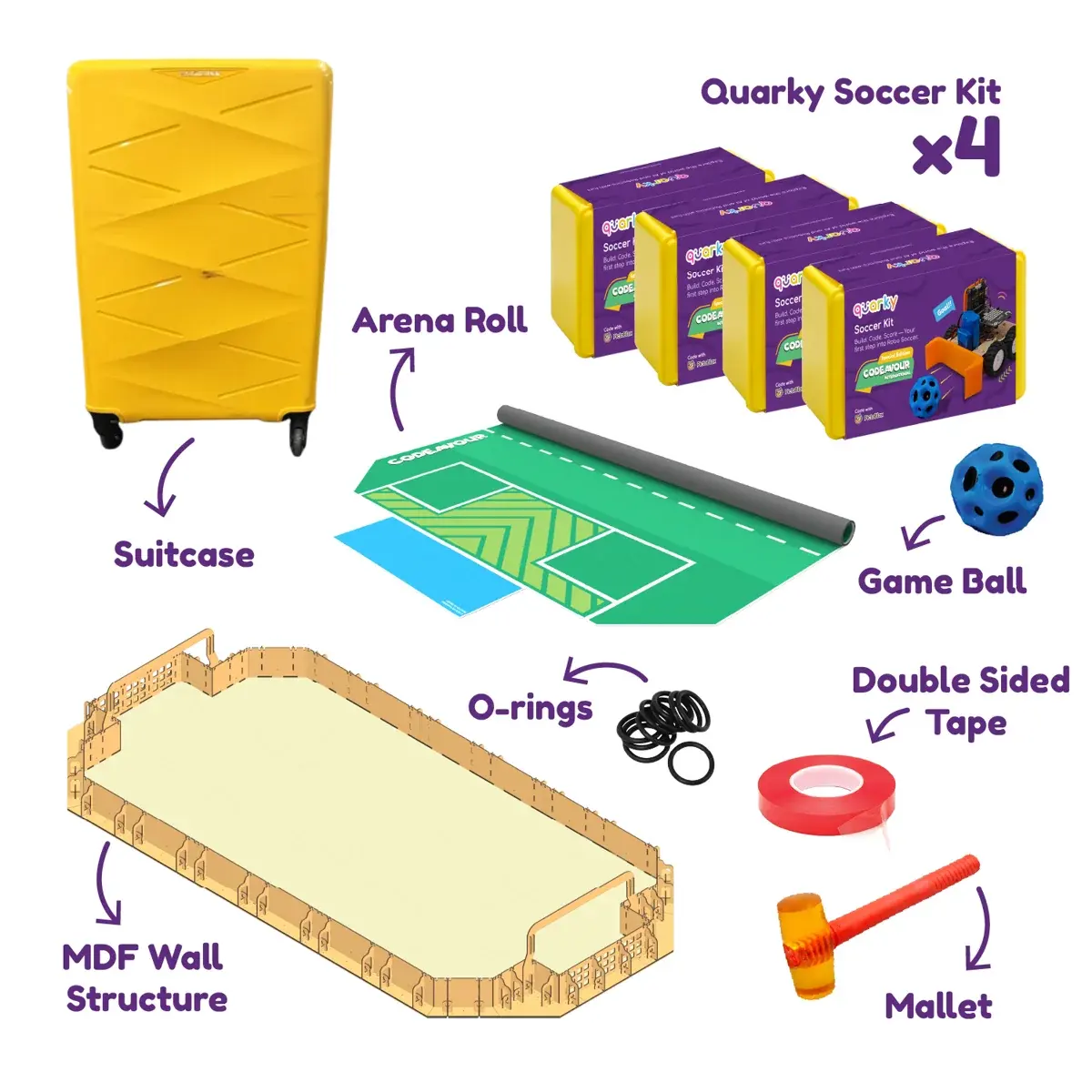 Codeavour Robo Soccer League Starter – Large Package